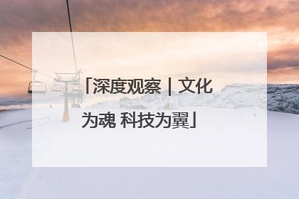 深度观察｜文化为魂 科技为翼