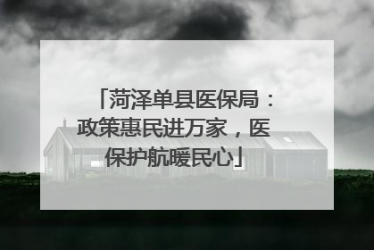 菏泽单县医保局：政策惠民进万家，医保护航暖民心