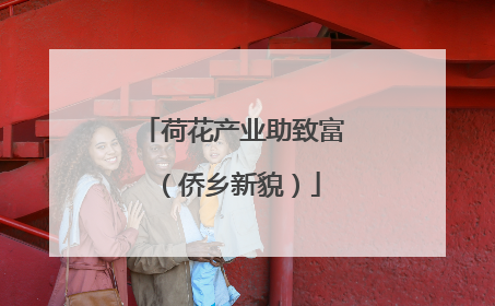 荷花产业助致富（侨乡新貌）