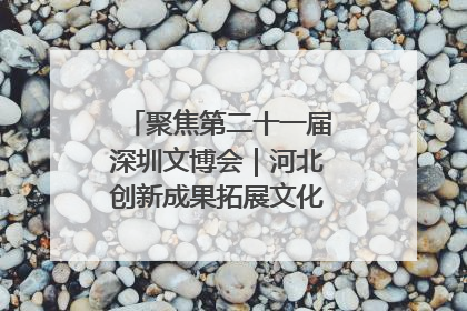 聚焦第二十一届深圳文博会｜河北创新成果拓展文化产业“朋友圈”