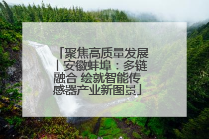 聚焦高质量发展丨安徽蚌埠：多链融合 绘就智能传感器产业新图景