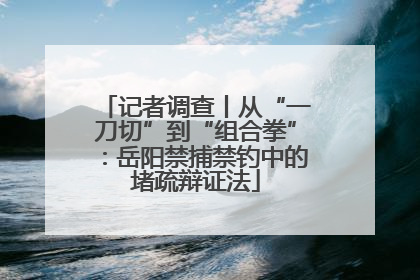 记者调查丨从“一刀切”到“组合拳”：岳阳禁捕禁钓中的堵疏辩证法