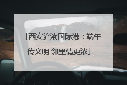 西安浐灞国际港：端午传文明 邻里情更浓