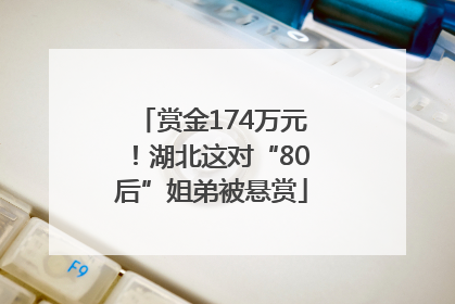 赏金174万元！湖北这对“80后”姐弟被悬赏