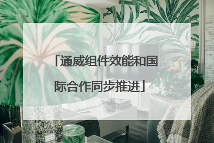 通威组件效能和国际合作同步推进