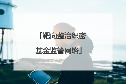 靶向整治织密基金监管网络
