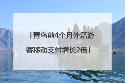 青岛前4个月外籍游客移动支付增长2倍