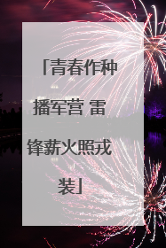 青春作种播军营 雷锋薪火照戎装
