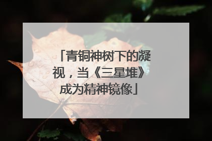 青铜神树下的凝视，当《三星堆》成为精神镜像