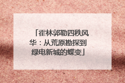 霍林郭勒四秩风华：从荒原勘探到绿电新城的蝶变