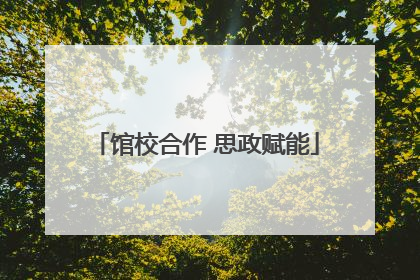 馆校合作 思政赋能