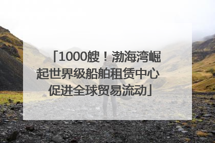 1000艘！渤海湾崛起世界级船舶租赁中心 促进全球贸易流动
