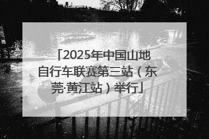 2025年中国山地自行车联赛第三站（东莞·黄江站）举行