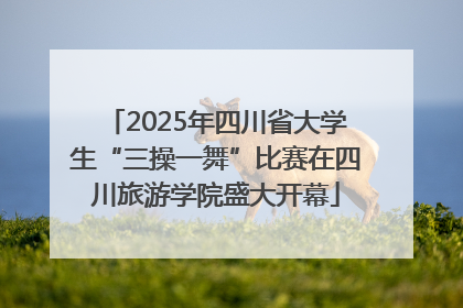2025年四川省大学生“三操一舞”比赛在四川旅游学院盛大开幕