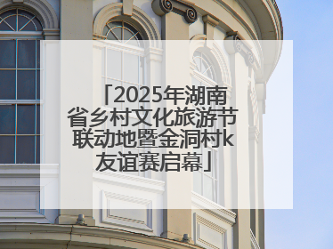 2025年湖南省乡村文化旅游节联动地暨金洞村k友谊赛启幕