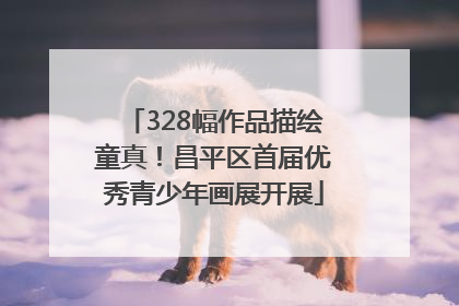 328幅作品描绘童真！昌平区首届优秀青少年画展开展