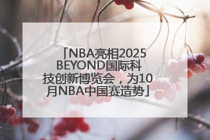 NBA亮相2025 BEYOND国际科技创新博览会，为10月NBA中国赛造势